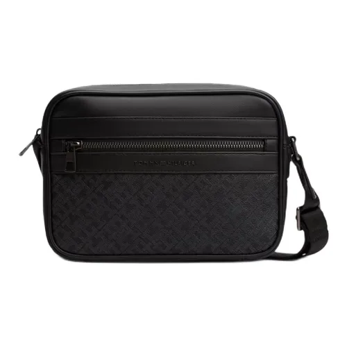 Tommy Hilfiger Полиэстер Journalist Сумка Сумка через плечо Мини Мужская Черная