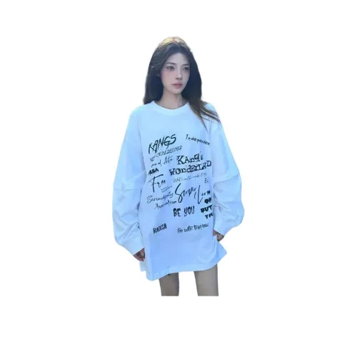 Dippanis Белый Женские T-рубашки