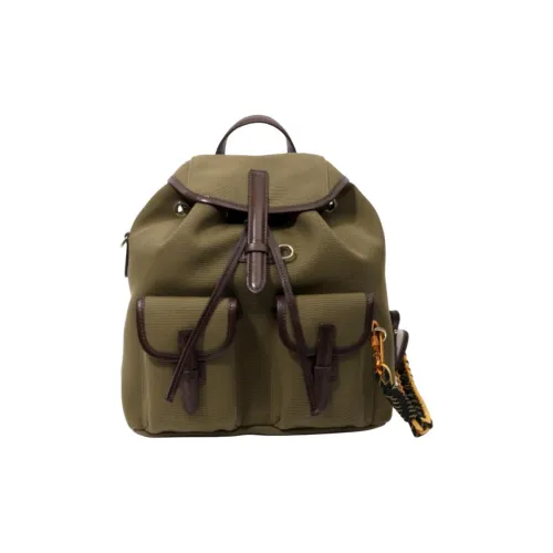 MaxMara Cotton Backpack Women's Brown