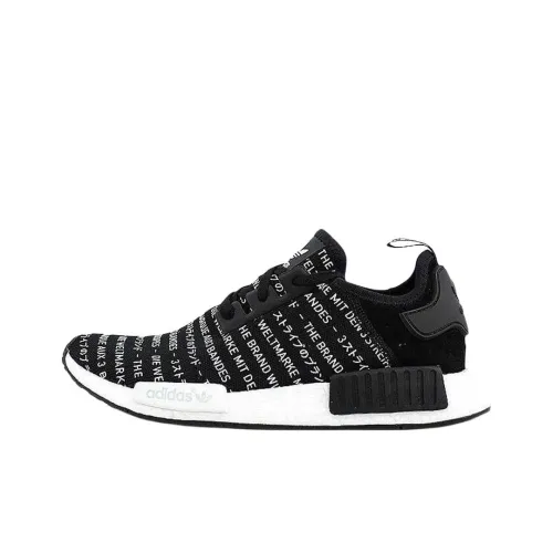 Adidas Originals NMD R1 Дышащая Повседневная Обувь Мужская Черная
