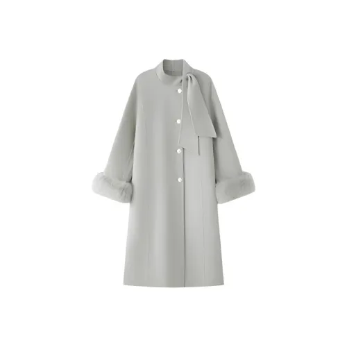 DITB Светло-чайный Зеленый Женское Пальто