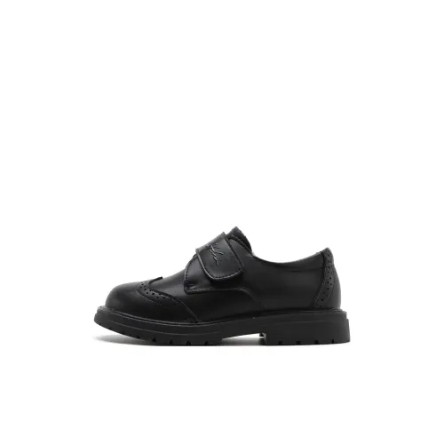 Satchi Leapfrogger Студенты Обувь Без Подкладки Дышащая И Противоскользящая Низкий Топ Кожаные Туфли Детские