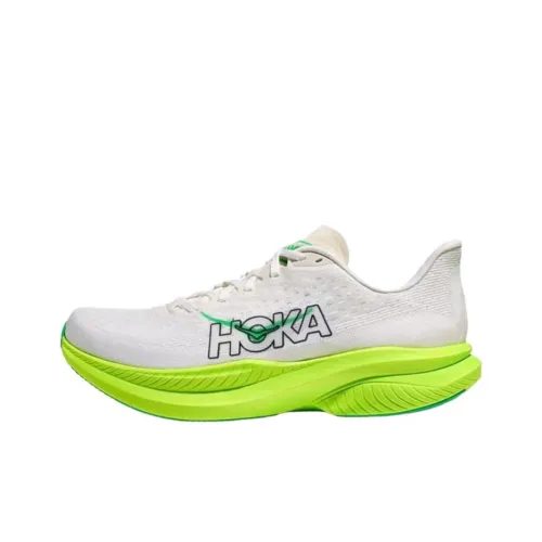 HOKA ONE ONE MACH 6 Беговые кроссовки Мужской Белый