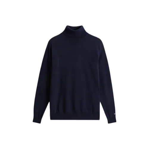 WOOLRICH Морской синий Мужские свитера