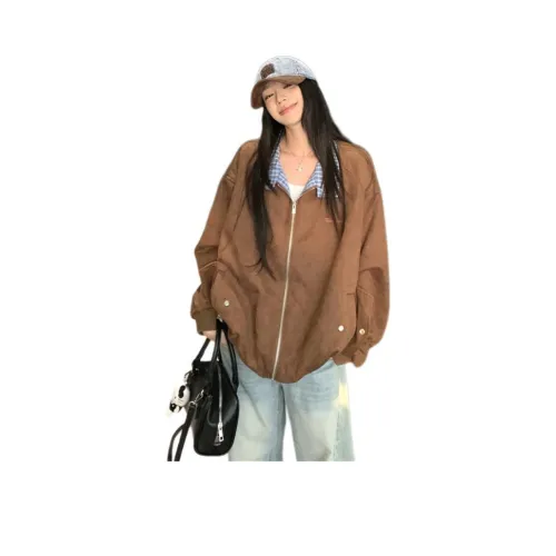 MORii Кофе Женские Короткие пальто