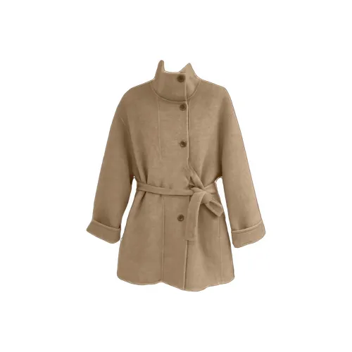 VKXOW Хаки Женское Пальто