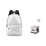 Белый с розовым арочным узором