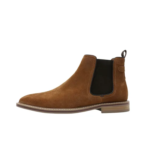 Desai Ankle Длина Челси Мужской Ржаво-красный