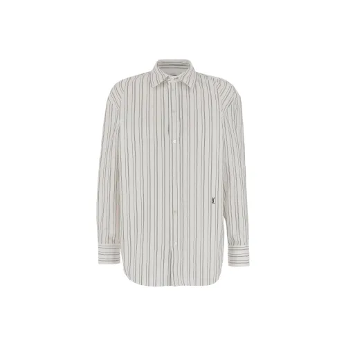 SAINT LAURENT Тауповые Женские Рубашки