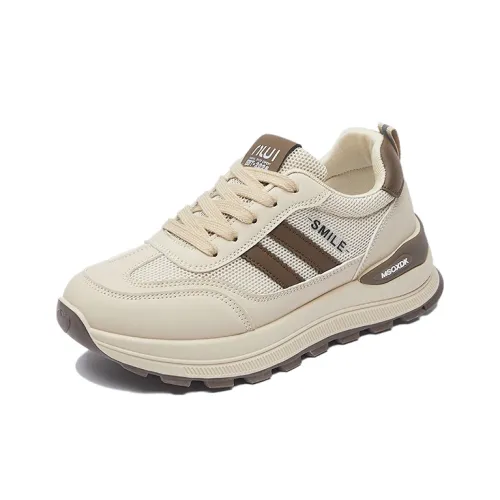 JOHLIN DREAM Спортивная повседневная обувь с увеличением высоты дышащая противоскользящая низкий топ с подошвой похожей на носки женские