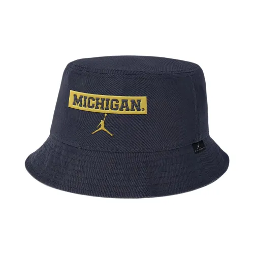 Джордан 100% хлопок Шляпы ведра Мужской Морской синий