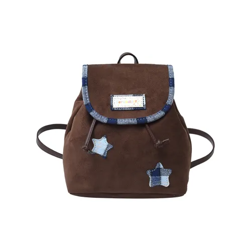 Xuan Xi Замша Рюкзак Женские Кофейный Черный Коричневый Серый