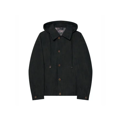 J.D.V Темный кофейный унисекс куртки