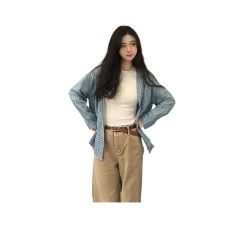 HKPXR Синий Женская Рубашка