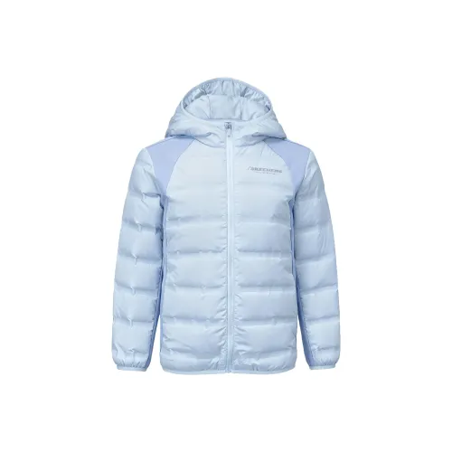 Skechers Kids Пуховик Светлый Антикварный Синий Детский