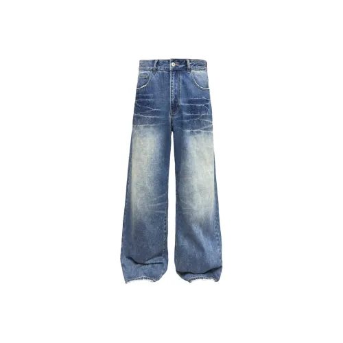 J CAESAR STUDIO Blue Unisex Jeans
