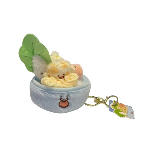 Mr. Toy Let's Have a Bowl OF River Snail Rice Noodles Creative and Cute Niche Specialty Plush Pendant 10 см Высота