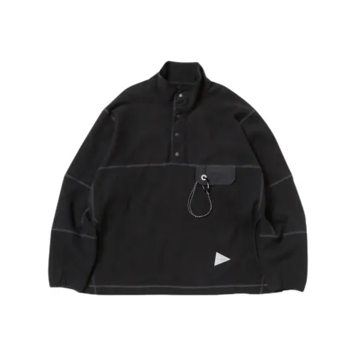 And Wander FW25 Sweat Пуловер Толстовка Унисекс