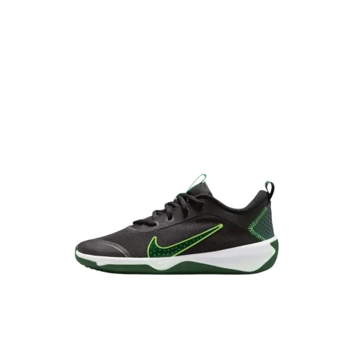 Nike OMNI MULTICOURT Low Топ Детские Тренировочные Кроссовки Черные Унисекс