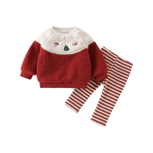 XiaoJinBu Красный Baby Повседневная Спортивная Одежда