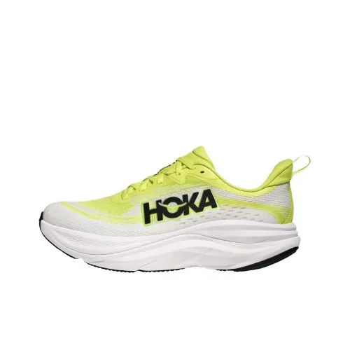 HOKA ONE ONE SKYFLOW Трейл Бег Обувь Мужская Желтая Белая