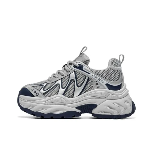 FIVE PLUS Износостойкие Дышащие Противоскользящие Низкие Топ Кроссовки с Толстой Подошвой Женские