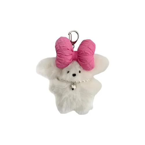 CHUNTUSHU Милый бант щенок мультяшный брелок плюшевая подвеска 8 см высота