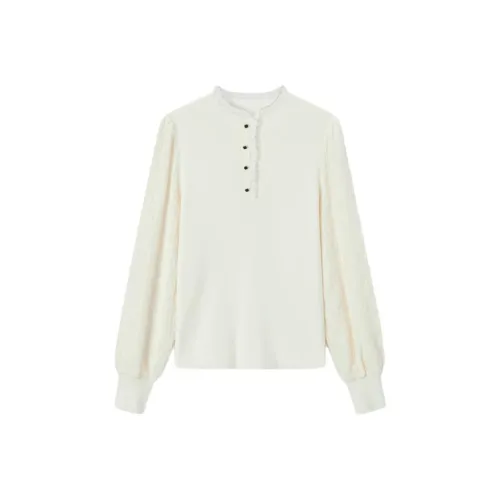 EICHITOO Экрю Женская Трикотажная