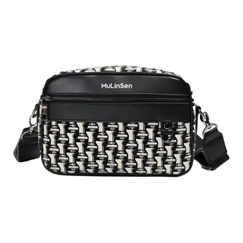 Mulinsen ПУ (полиуретан) Camera Сумка Сумка через плечо Мужская The Weave IS Белый