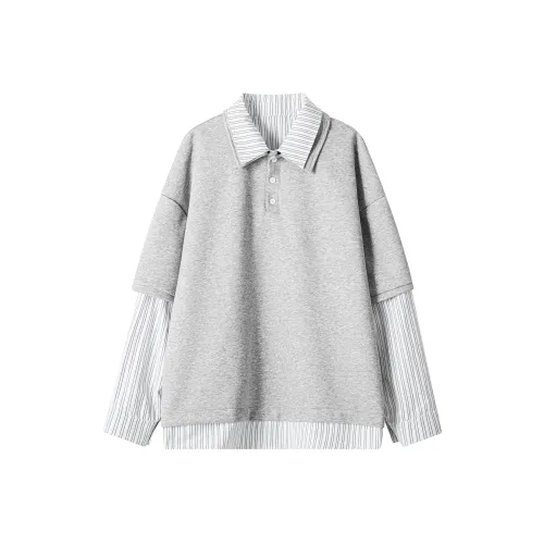 XIAOLIZI Серый Унисекс Свитшоты