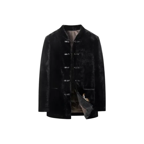 MH Черный мужской мех