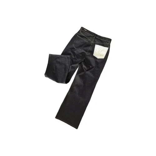 YGHOME OFFICIAL Белый Унисекс Джинсы