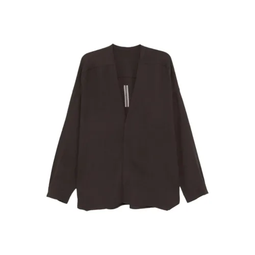 RICK OWENS совместный бренд Темно-коричневый Мужской Трикотаж