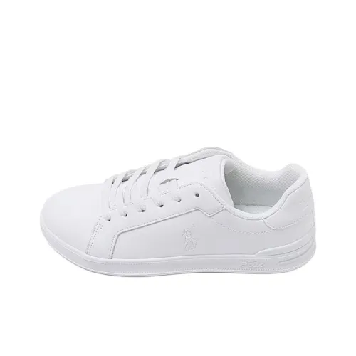 Polo Ralph Lauren Heritage Court II Low Топ Скейтборд Кроссовки Женские Белые
