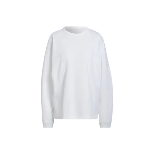 adidas Clothing Т-рубашка с рукавом-трубкой женская белая