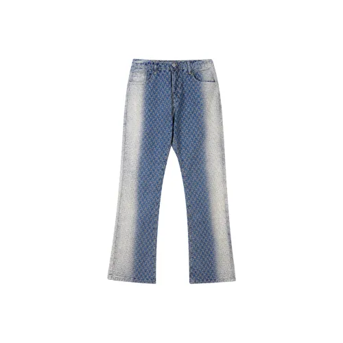 BRYAN JIMENEZ Blue Unisex Jeans BRYAN JIMENEZ Синий Унисекс Джинсы
