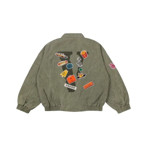 VLONE Многоцветный Зеленый Унисекс Куртки