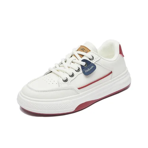 JOHLIN DREAM Белый Кроссовки Дышащий And Противоскользящий Низкий Топ Кроссовки для скейтбординга Женские