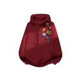 [Heavyweight with Hood] Бордовый (Логотип на левом плече)