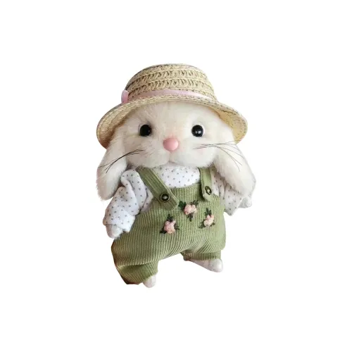 AIQINGCAOZHILIANWANJU Gardener Кролик Шапки Кепки Тедди Кролик Милый Плюшевый Брелок 14 см Высота