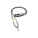 Свернутый дракон, узел, ожерелье, веревка - черный