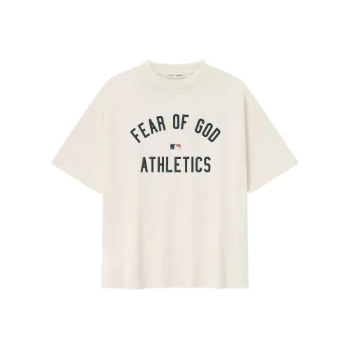 Fear Of God Essentials x MLB Коллаборация FW25 T-рубашка Унисекс