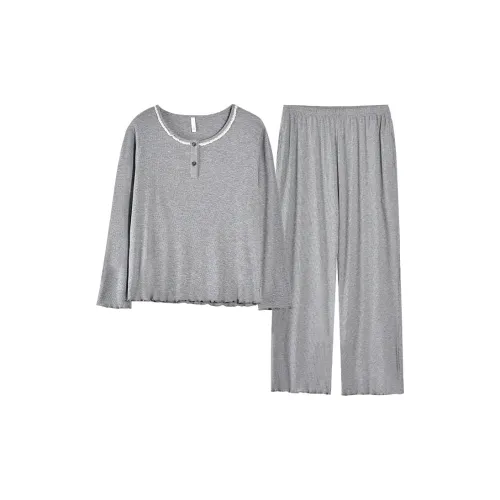 PANQIMEI Серый 9096 Женские Пижамные Комплекты