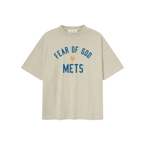 Fear Of God Essentials x MLB Коллаборация FW25 T-рубашка Унисекс