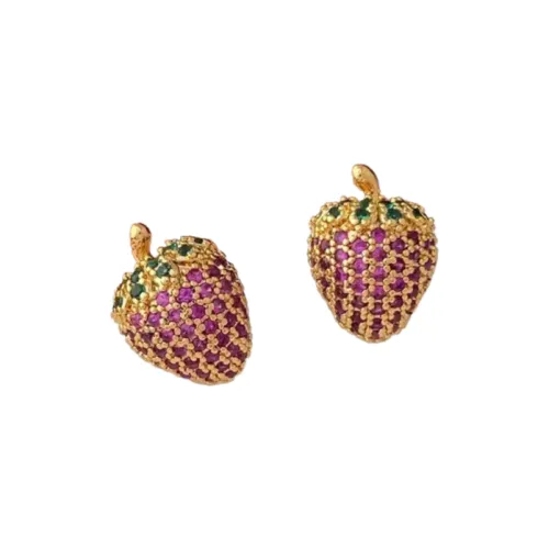 ZWU Сплав Капля Глазурь Серьги-гвоздики Женские