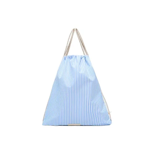 Lost In Echo Полиэстер Рюкзак Средний Унисекс Синий и Белый Полосы Хаки Полосы