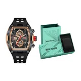 MF0473G Розовый Черный корпус Черный Резиновая лента