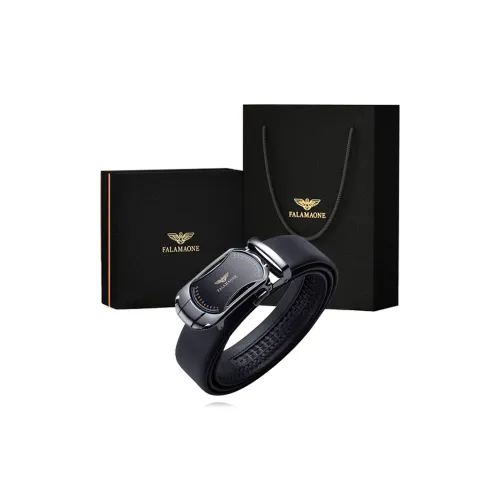 FALAMAONE Ремень из натуральной коровьей кожи мужской ширина 3,5 см