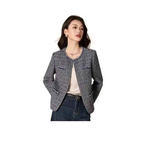 MEILANNI Синий Женский Короткий Пальто