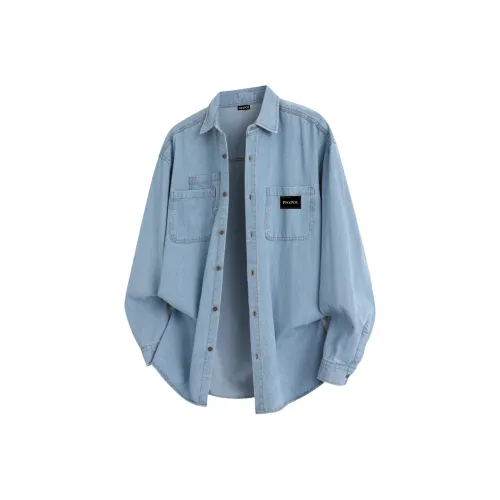 PISYPOX Длинный рукав рубашка унисекс